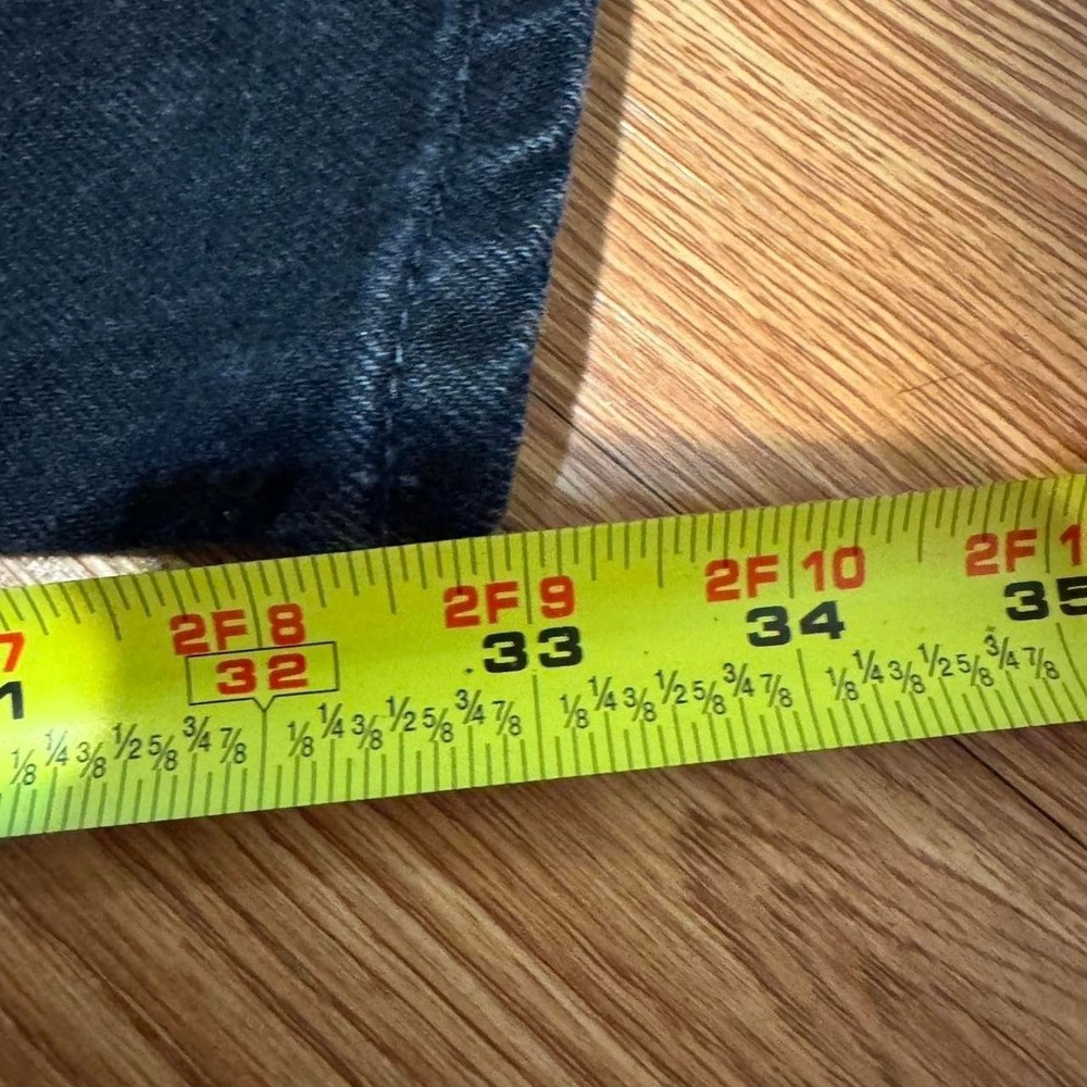 Levi's Men's Jeans 560 Black Loose Tapered Fit USA Made Actual 30x33 - Picture 8 of 8